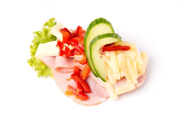 Especialidades danesas y platos nacionales, sándwich abierto de alta calidad —  Fotos de Stock