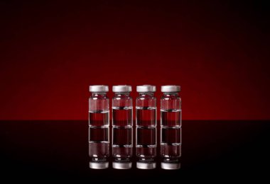 Tıbbi şişeleri izole