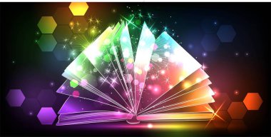 sihirli kitap ile light