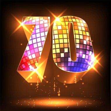 Sayı yetmiş. 3D resimler