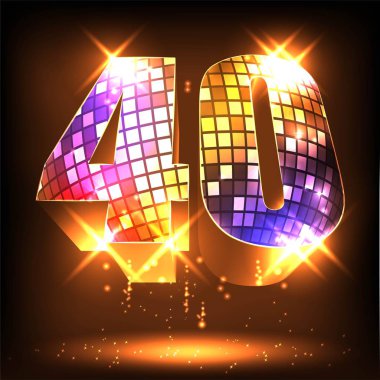 Sayı kırk. 3D resimler