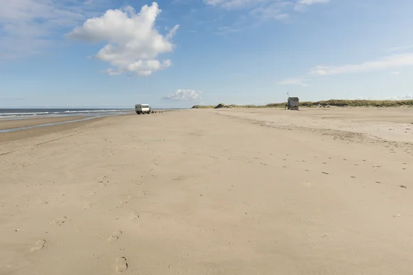 Cabaña de playa en los Países Bajos — Foto de Stock