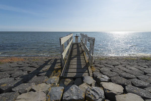 Керування док на водних Луїс на острові Острів Vlieland — стокове фото