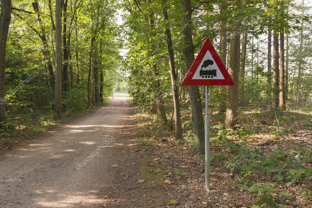 Warning Sign With Meaning Level Crossing Without Barriers In The Netherlands Stock Photo By C Tofotografie