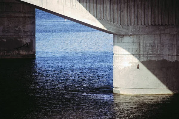 Híd támogatása közeli képe — Stock Fotó