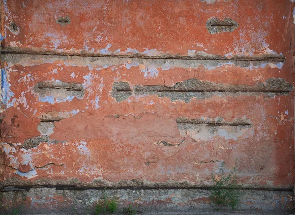 Parte strutturata del vecchio muro — Foto Stock