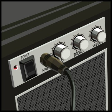Retro gitar amplifikatör