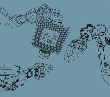 Endüstriyel manipülatörler ve mikroçip