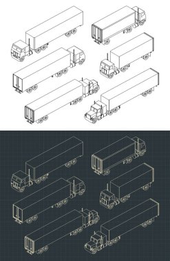 Kamyon ve karavan seti
