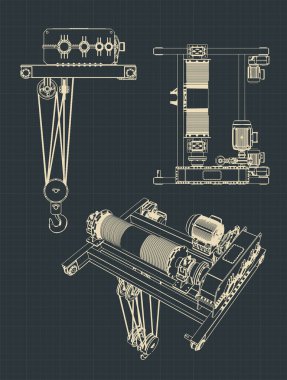 Beam Crane çizimleri