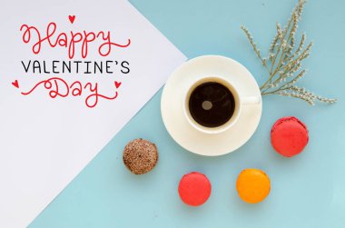 Sevgililer günü Not vintage genel gider kompozisyonu