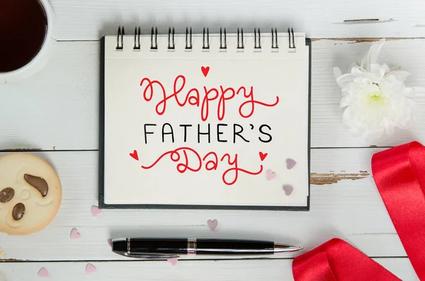 Babalar Günü tebrik Not kompozisyon yazı — Stok fotoğraf