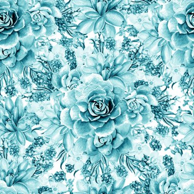 Lavanta ve succulents güzel suluboya desenle. Böğürtlen.