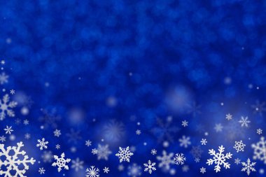 kar taneleri dekorasyon ufuk arka plan üzerinde alt