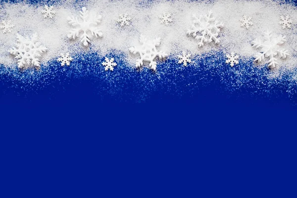 Flocons de neige décoration supérieure — Photo