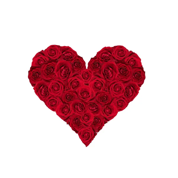 Corazón lleno de rosas 2 — Foto de Stock