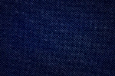 Mavi kumaş dokusu. Vignette ile tekstil arkaplanı