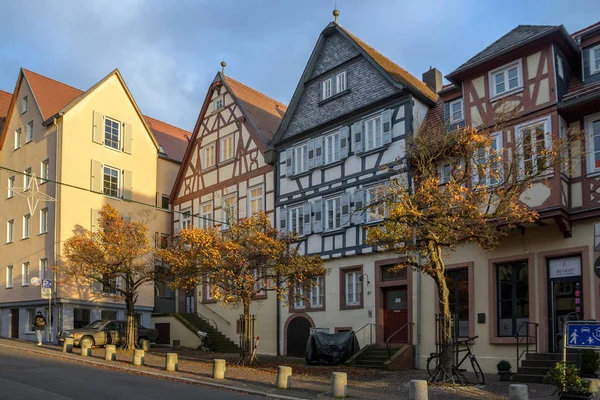 Aschaffenburg Germany November 2019 Historical Half Timbered Houses Street Old — Stock Photo, Image
