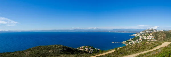 L 'Almadrava' nın panoramik görüntüsü, Costa Brava, Katalonya, İspanya