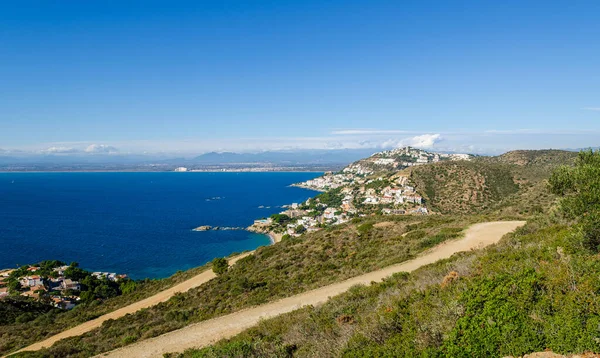 L 'Almadrava' nın panoramik görüntüsü, Costa Brava, Katalonya, İspanya