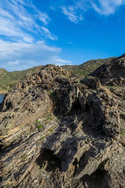 El Port de la Selva, Costa Brava, Catalonya, İspanya 'nın muhteşem kayalık kıyı şeridi