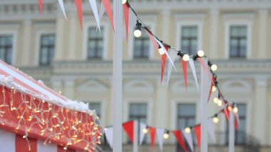 Noel süslemeleri yakın çekim