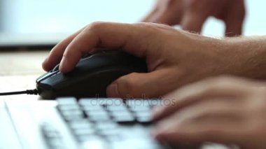 Bilgisayar fare ve klavye yakın çekim