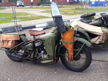 Yaroslavl, Rusya - 09 Eylül 2017: Sergi askeri e