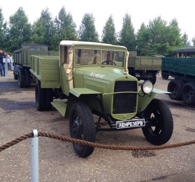 Yaroslavl, Rusya - 09 Eylül 2017: Sergi askeri e
