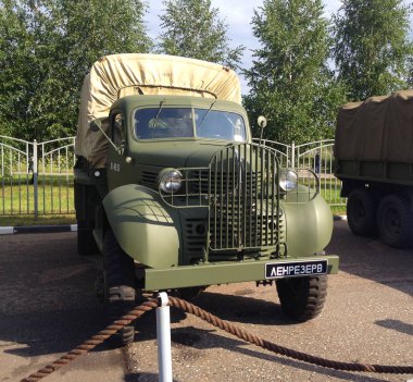 Yaroslavl, Rusya - 09 Eylül 2017: Sergi askeri e