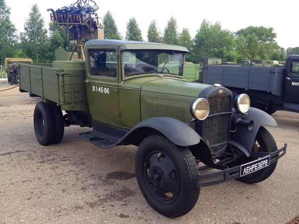 Yaroslavl, Rusya - 09 Eylül 2017: Sergi askeri e