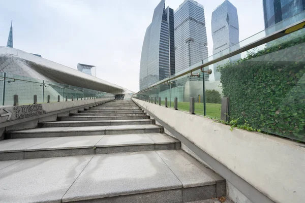 China Guangzhou City Plaza, centro da cidade construído — Fotografia de Stock