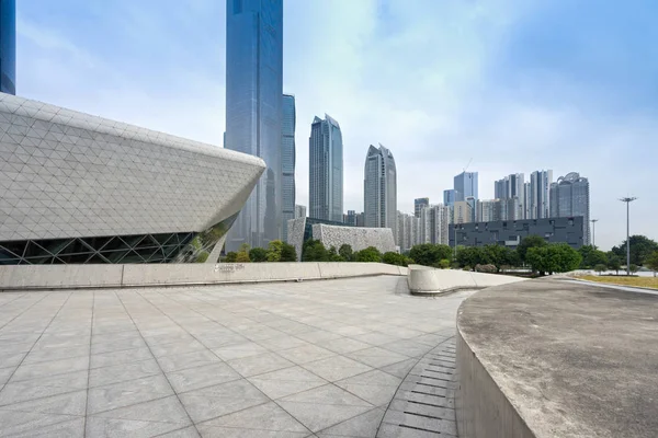 China Guangzhou City Plaza, built-up city center — Stock Photo, Image