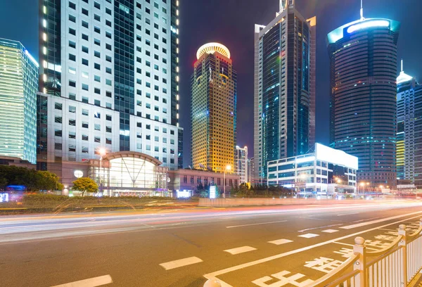 The light trails — Stock Photo, Image