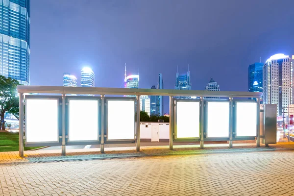 Prázdný billboard — Stock fotografie