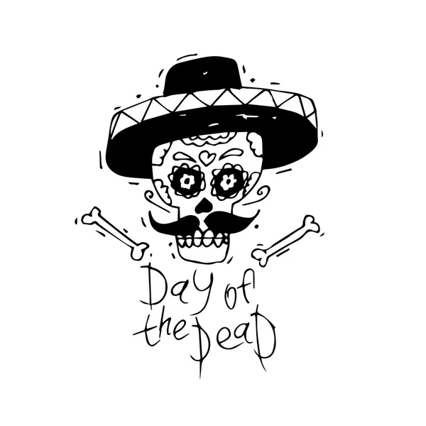 Mexikanska dag av döda. — Stock vektor