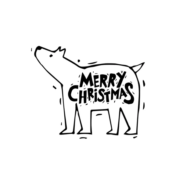 Joyeux Noël et bonne année — Image vectorielle