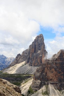 Sexten Dolomites dağı Drei Zinnen Güney Tyrol, İtalya