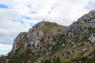 Gözetleme Kulesi Talaia d 'Albercutx Cap de Formentor, Mayorka, İspanya