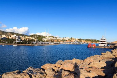 Yat yat limanında liman Puerto portalları Portals Nous ve Akdeniz, Majorca, İspanya