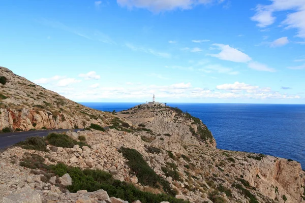 Cap de Formentor deniz feneri panorama ve Akdeniz, Majorca, İspanya