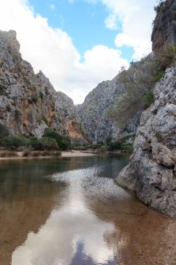 Kanyon sel de Pareis, Majorca, İspanya