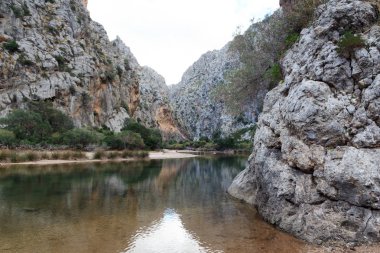 Kanyon sel de Pareis, Majorca, İspanya