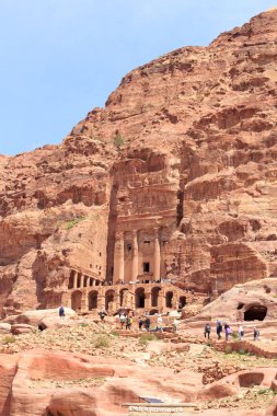 Ürdün 'ün antik Petra kentindeki Kraliyet Mezarlığı