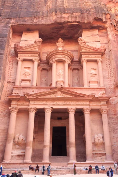 Ürdün 'ün Petra kentindeki Hazine Hazinesi. — Stok fotoğraf