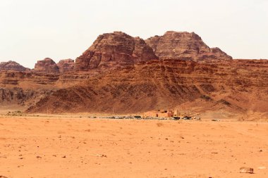 Wadi Rum visitor center in the desert, Jordan
