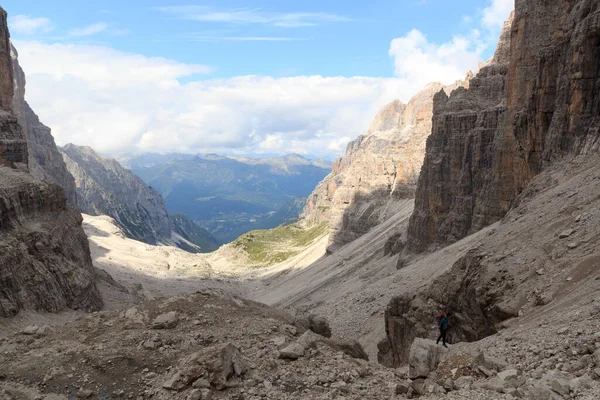Bergpanorama Brenta Dolomieten Italië — Stockfoto