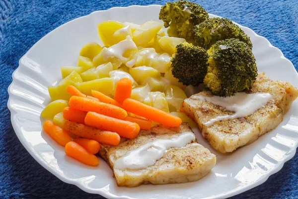 brokoli, havuç ve patates, Balık dosya 