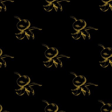 Altın kroki briar desen