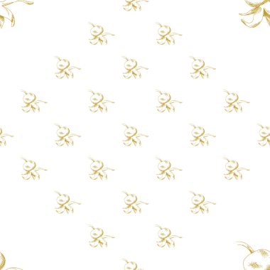 Altın kroki briar desen